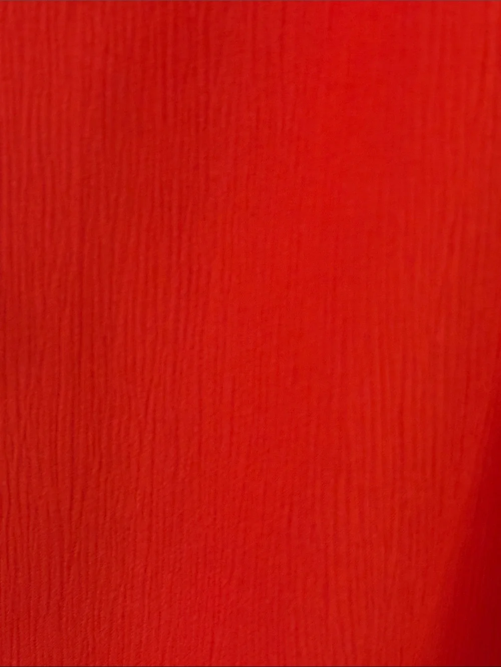 J. Crew 100% Silk Ruffle Trim Sleeveless Blouse Red Orange Size 6